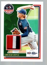 2022 USA Stars & Stripes Materials Prime #USAM-LB Lincoln Boyle 17/25