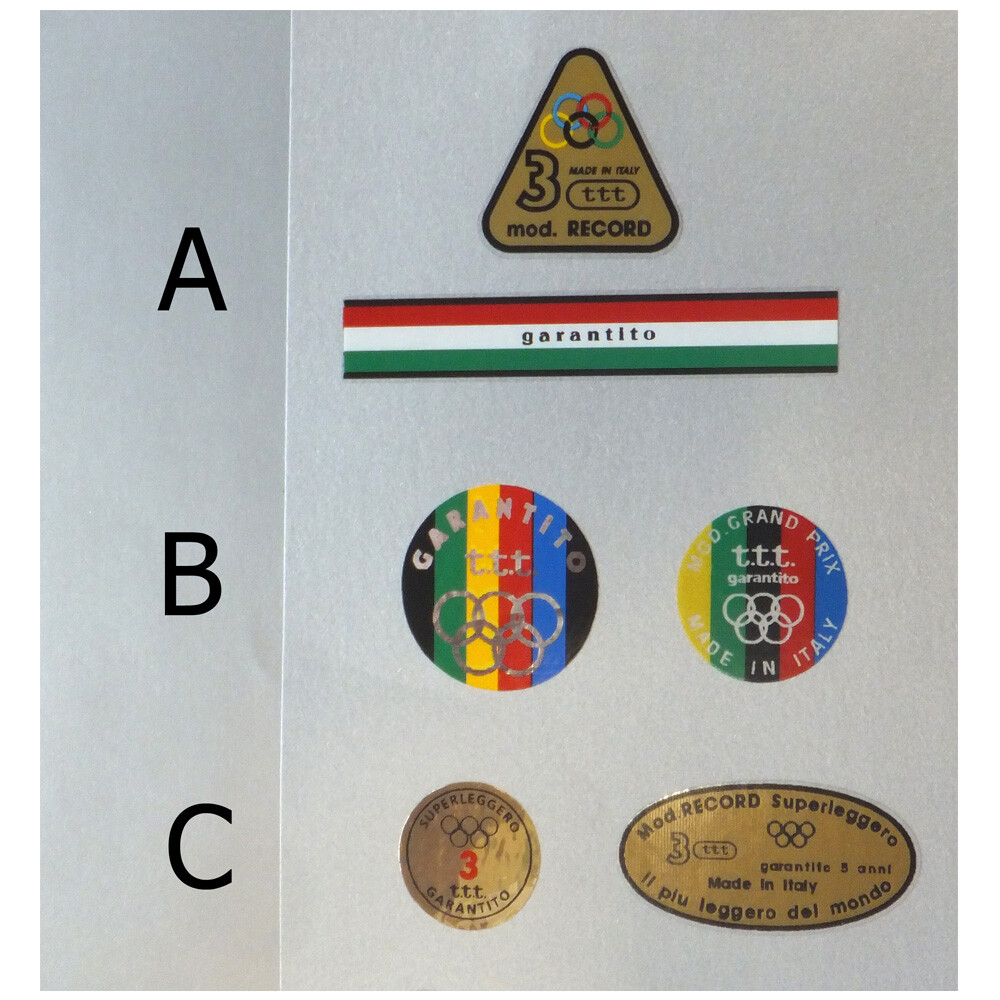 Record stem or bar decals choices. 3ttt vintage new | eBay