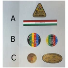Record stem or bar decals choices. 3ttt vintage new