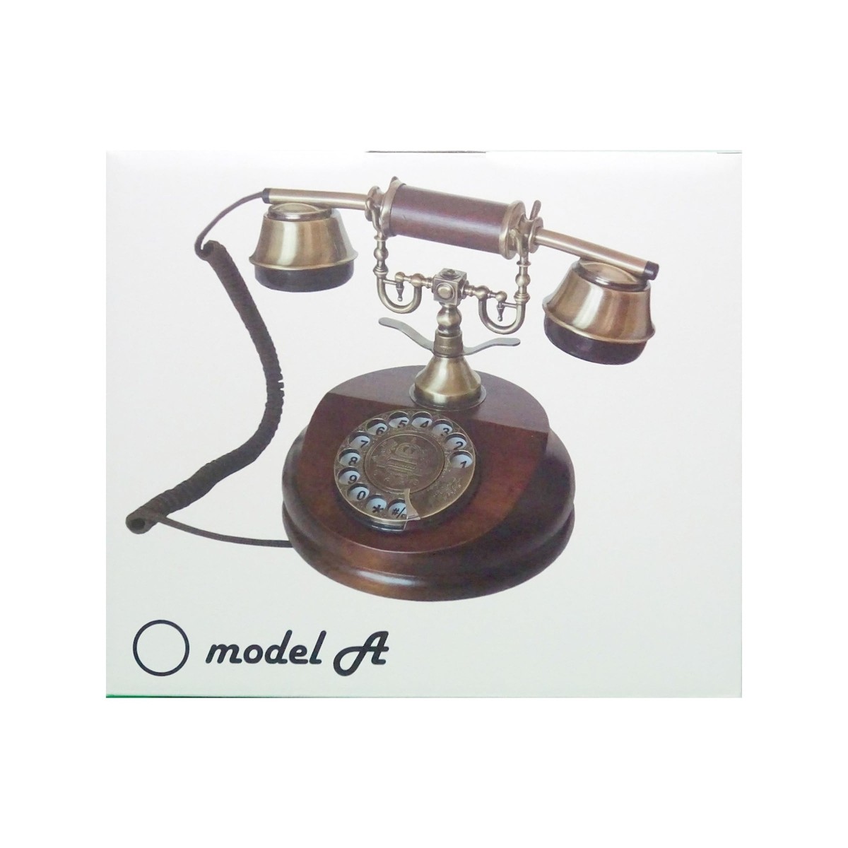 Opis 1921 Cable A: The Wood Retro Telephone/Antique Phone/Old