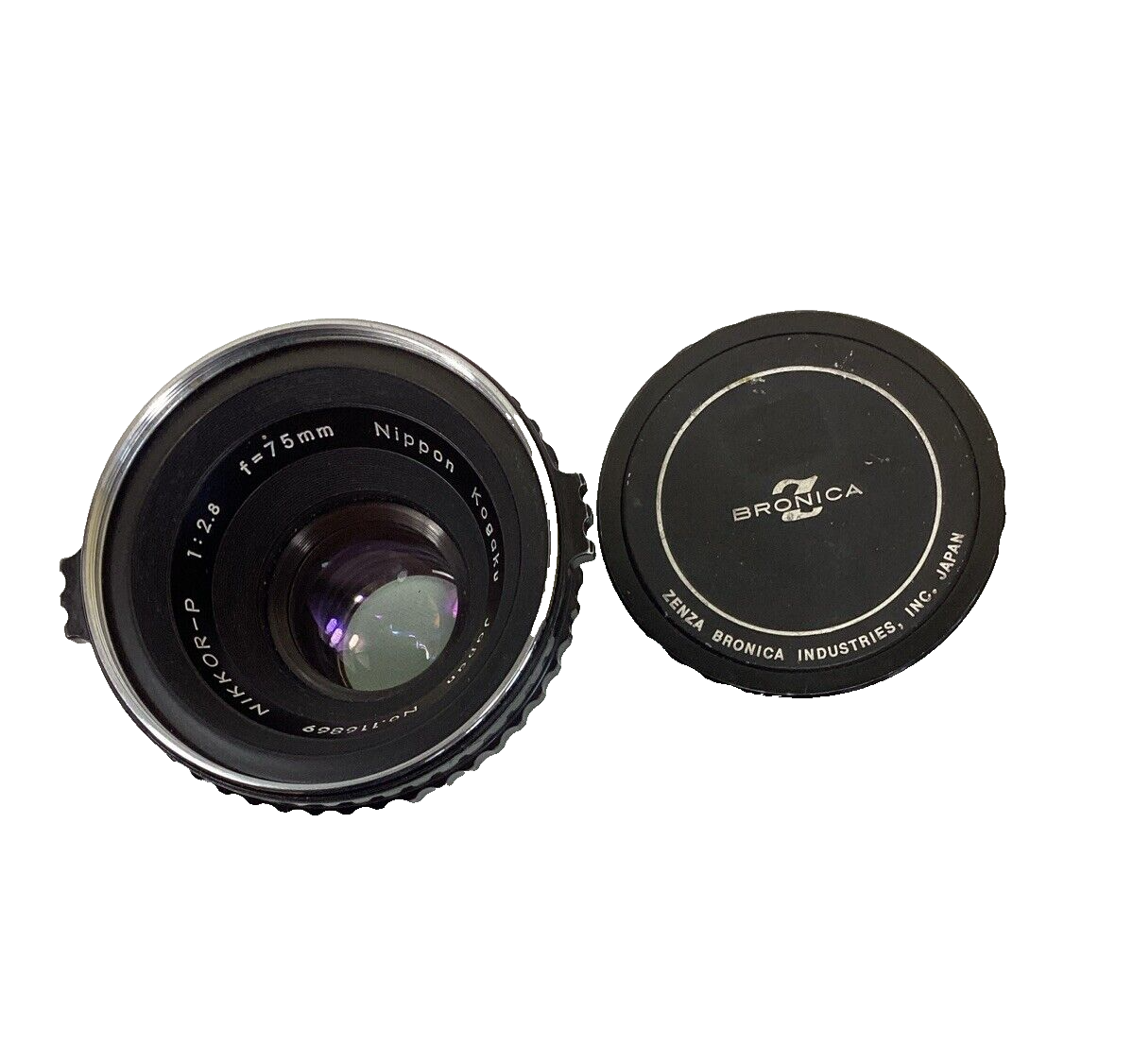 ZENZA BRONICA S2 ブラック NIKKOR-P.C 75 2.8 Zenza BRONICA S2, Nikkor-P 2.8/75mm on Grailium - Vintage Watches