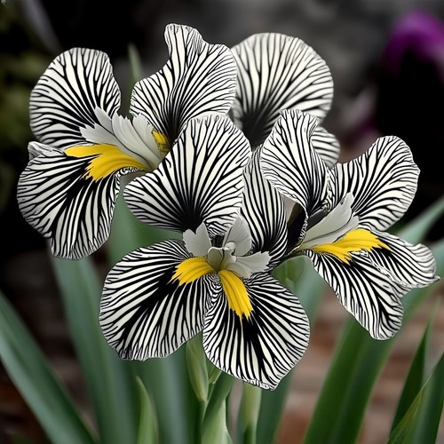 About 100pcs/pack Striped Orchid Seeds For Home Garden Courtyard Decor - Picture 9 of 14
