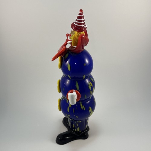 Vintage Murano Venetian Art Glass Clown 14" Figurine Hand Blown Italian Decor - Picture 7 of 19