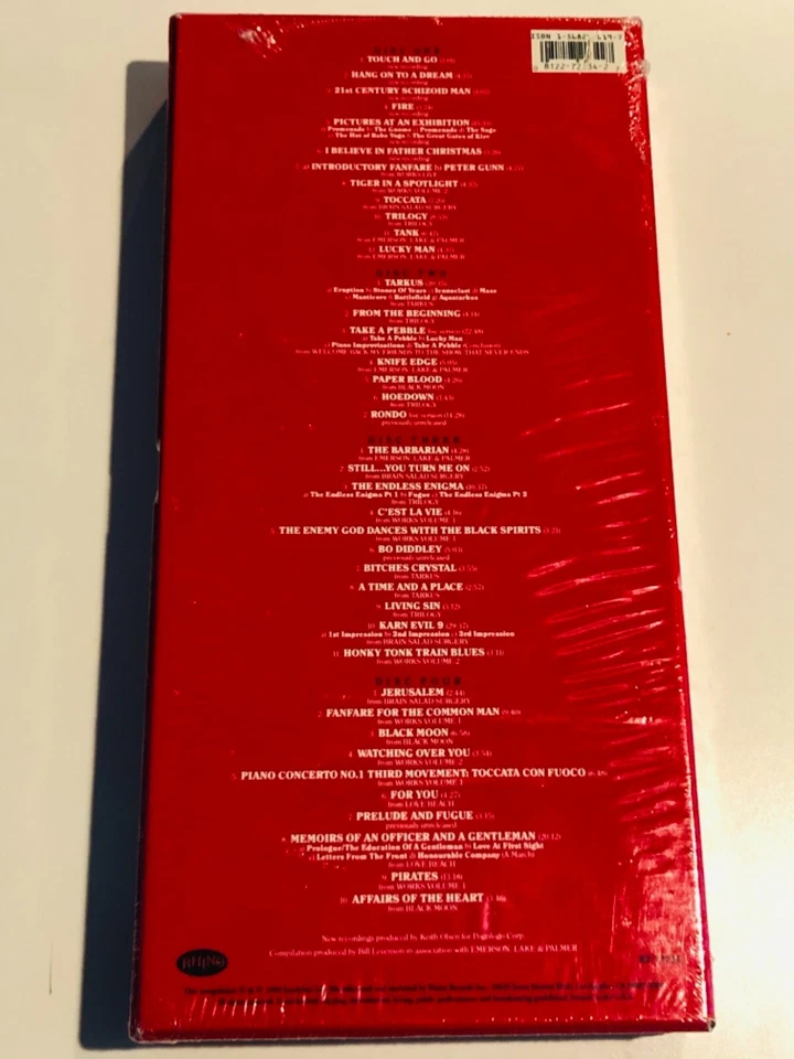 EMERSON LAKE & PALMER Return Of The Manticore 4 CD BOX Touch & Go BRAND NEW RARE Foto 2 de 4