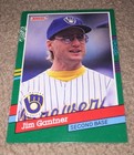 1991 Donruss Baseball Jim Gantner #703