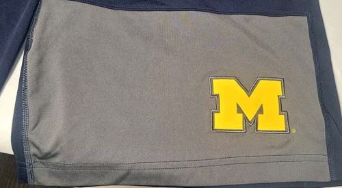 Nike Dri-Fit Michigan Wolverines Athletic Shorts Blue Elastic Waist Size S Used - Picture 5 of 11