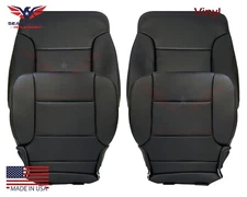 2014 - 2019 GMC Sierra All-Terrain Black Vinyl Front Full Set Seat Covers