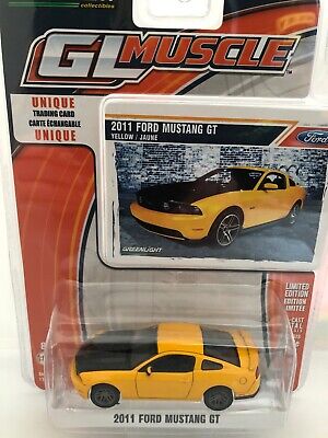 Green Light GLMuscle *Series 10* 2011 Ford Mustang GT Yellow