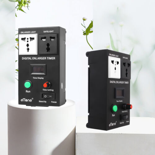 eTone Digital Enlarger Timer Precision With Foot Switch Darkroom Photo Equipment - Picture 10 of 13