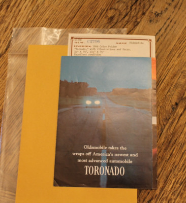 1966 Oldsmobile Tornado - 3-Page Vintage Automobile Advertisement