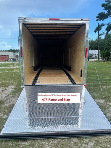 NEW 2024 8.5 X 36 ENCLOSED RACE CARGO CAR HAULER TRAILER W/OPTIONS COMPOSITE - Picture 15 of 23
