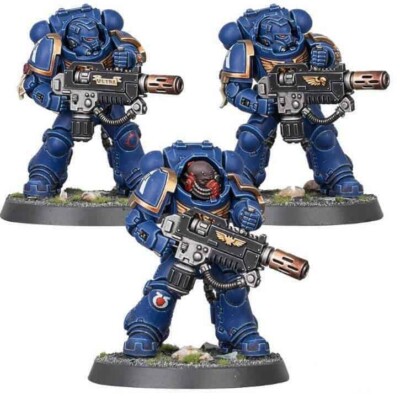 Warhammer 40K - Indomitus - Primaris Space Marines - 3 Eradicators Squad- NEU