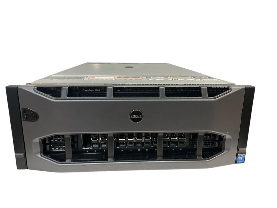 Dell PowerEdge R920 24 SFF 4x E7-8891 v2 3,2 GHz = 40 núcleos 1024 GB 4,8 TB H730P ENT Foto 2 de 4