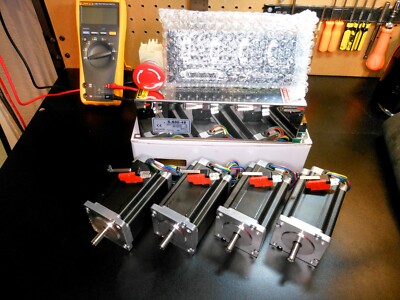 Gecko G540 CNC Driver + 48V 600W PSU + 4x 600oz Stepper Motors Kit