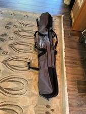 Transpack light weight water resistant ski bag 182cm Black and Silver