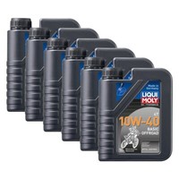 6X Liqui Moly 3059 Motorbike 4T Basic Offroad 10W-40 MotoröL 1L