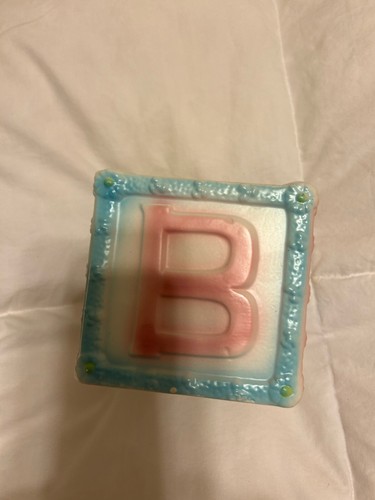 Vintage 50’s-60's BABY BLOCK PLANTER 4” x 4” - Picture 4 of 7