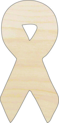Odznaka wstążka - wycięta laserowo niedokończona drewniana forma rzemieślnicza BDG19 - Zdjęcie 1 z 1