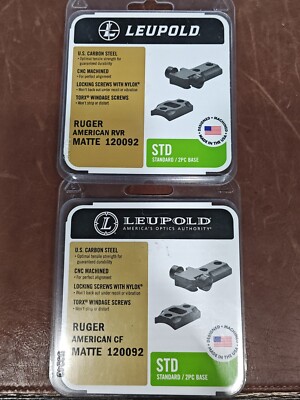 LEUPOLD STD Ruger American RVR CF 2-pc Matte 120092