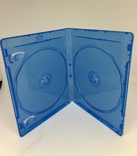 100 PCS 12MM DOUBLE BLU-RAY DISC DVD CASE PRINTED LOGO, BOOKLET CLIP, BL28-12MM