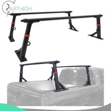 Pickup Rack Truck Bed Black Cargo Carrier Universal Adjustable-Height Duty
