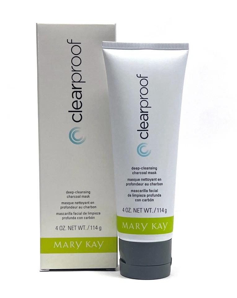 MARY KAY CLEARPROOF~DEEP CLEANSING CHARCOAL MASK~094148~FULL SIZE~4 OZ~NIB! - Image 2 of 4