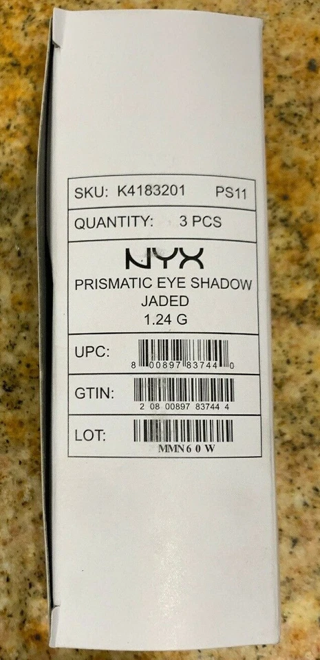 LOT OF 3 NYX Prismatic Eye Shadow PS11 Jaded deep green w/light green shimmer - Image 2 of 4