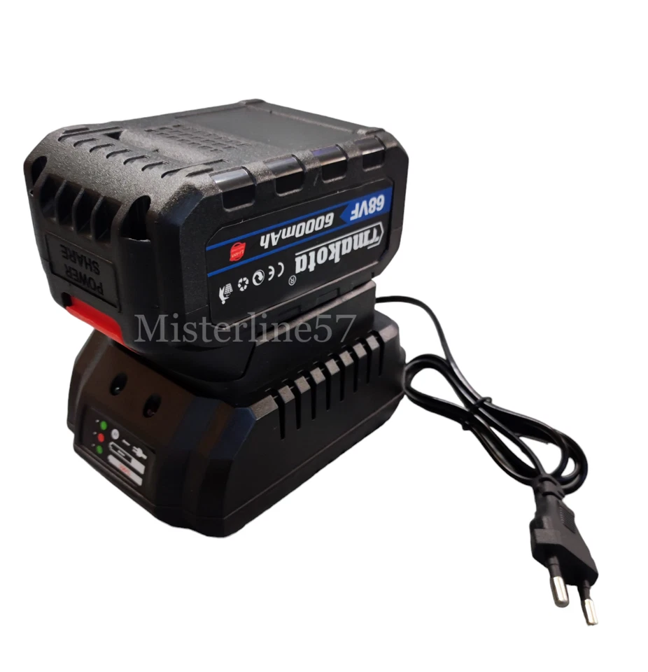 Caricabatterie Caricabatteria Tmakota Makota Bioty LLD Meakida 21v 24v 36v 68v - Immagine 2 di 3