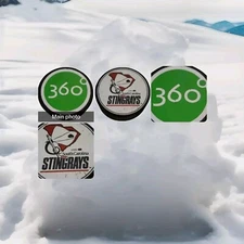 SOUTH CAROLINA STINGRAYS VINTAGE 360' ECHL OFFICIAL HOCKEY PUCK LINDSAY MFG.🇨🇦