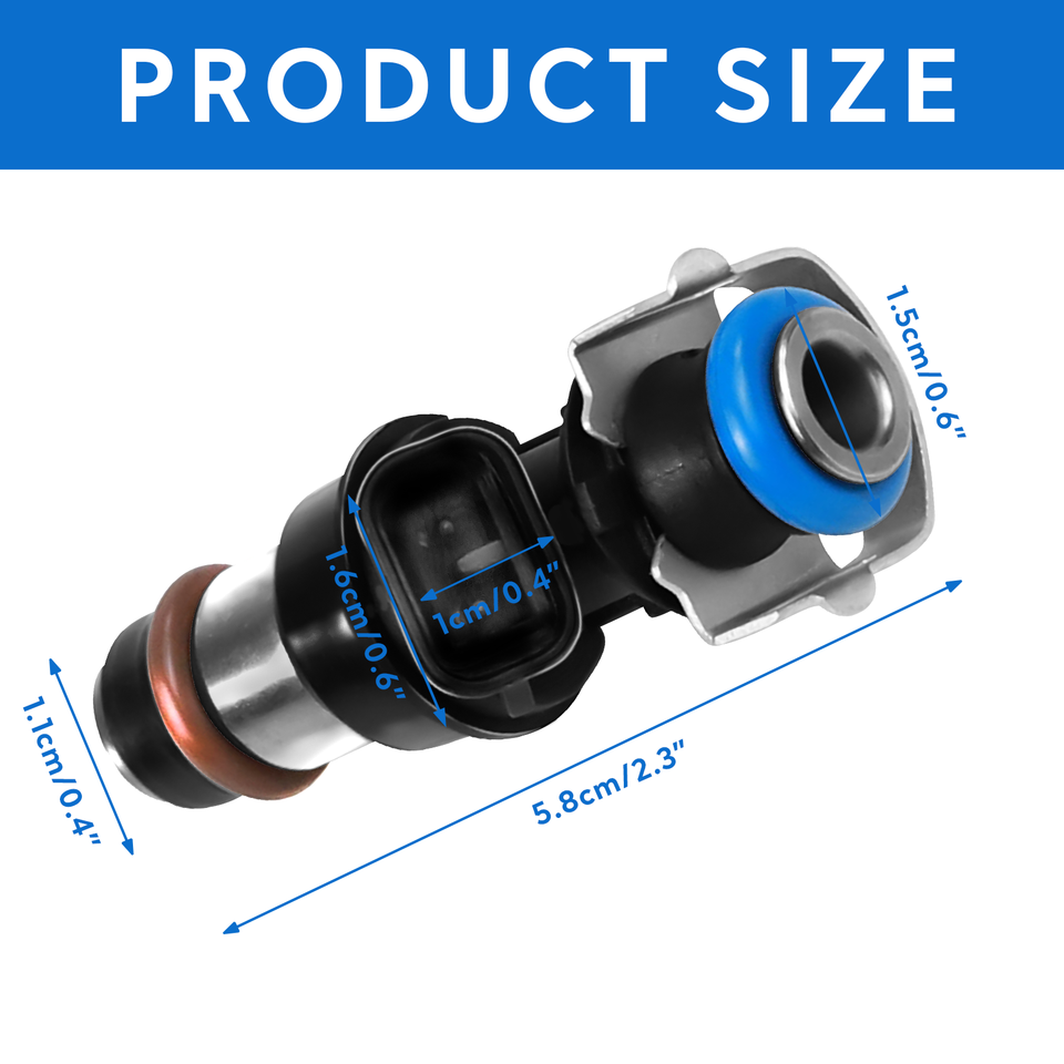 8Pcs Upgrade Fuel Injectors 25317628 For 9907 Chevy Silverado GMC 4.8