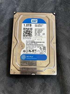 Western Digital WD10EZEX Blue 1TB HDD (3,5 Zoll, SATA 6Gb/s, 64 MB Cache)