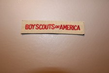 Uniform Program Strip Tan Boy Scouts of America BSA Patch