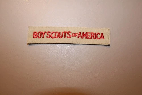 Uniform Program Strip Tan Boy Scouts of America BSA Patch