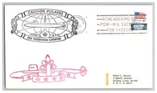 USS Casimir Pulaski Naval Ship Cachet USS Canopus 1971 Cover