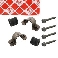 2X Febi Stabilisatorlager 20,8Mm + Halter FüR Vw Polo 9N A2 Skoda Fabia 1 Vorne
