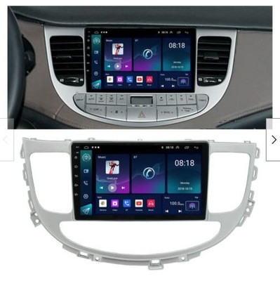 Car Radio Head Unit with CarPlay Android Auto For 2009-14 Hyundai Genesis Sedan