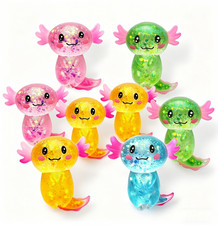 Axolotl Squeeze Stress Relief Glitter Fidget Toys Cute Malt Sugar Fidget Toys 