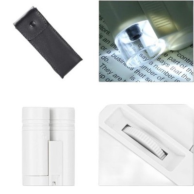 Portable Lightweight ABS Magnifying Glass with Bright LED Lighting for Repair