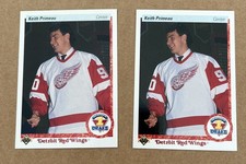 2- 1990-91 Upper Deck #354 Keith Primeau Rookie RC - Detroit Red Wings - MINT