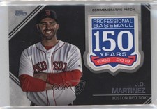 2019 Topps Update 150th Anniversary Manufactured JD Martinez #AMP-JMA Patch 1e55
