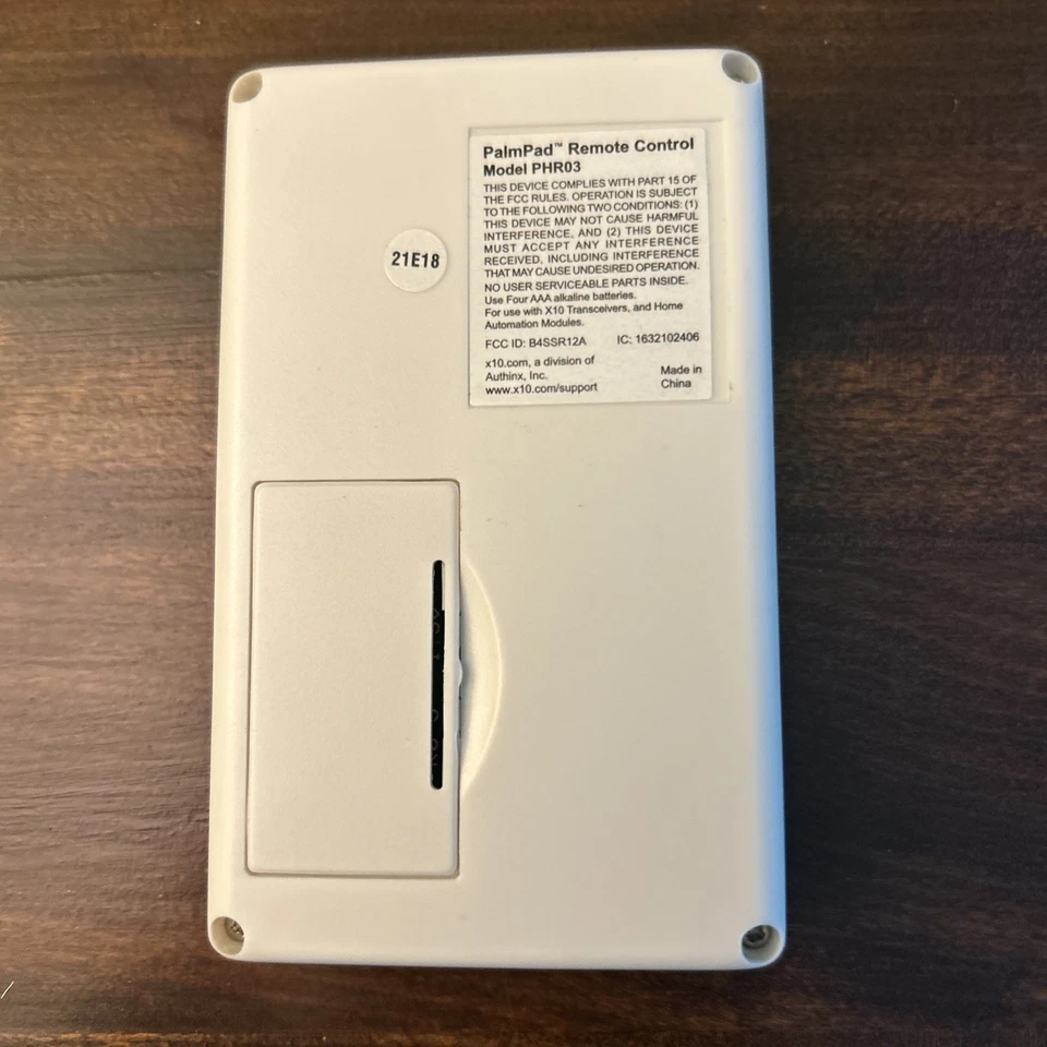 X10 Palm Pad Wireless Controller (PHR03) - Image 2 of 3