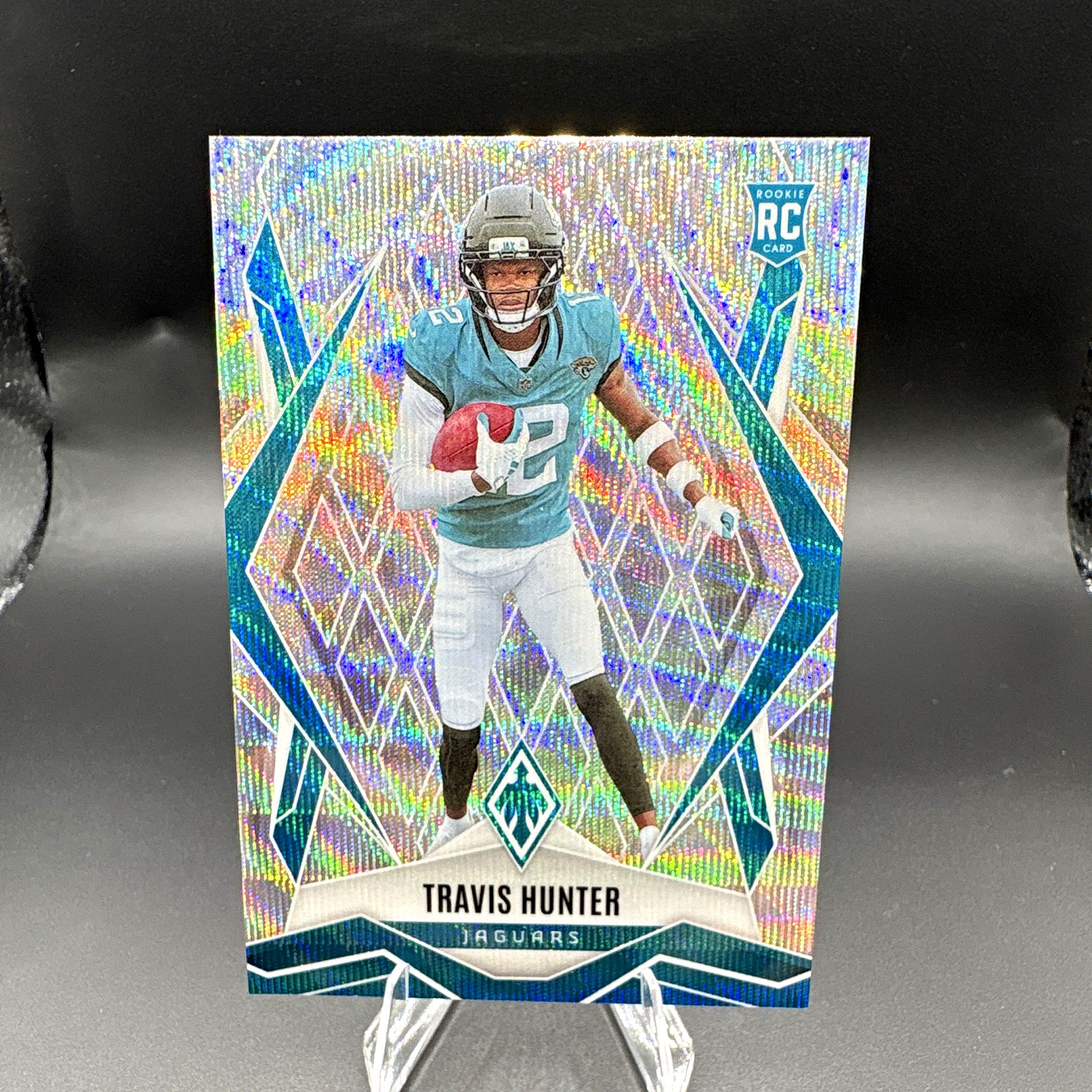 Panini 2025 Phoenix Rookies Travis Hunter Jaguars #157 Wave RC 159/199