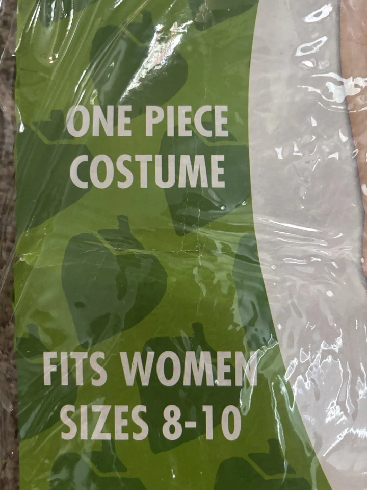 Mujer Disfraz Halloween Taco Bell Talla Med 8/10 Verde Salsa Paquete Vestido Despertado Foto 3 de 4