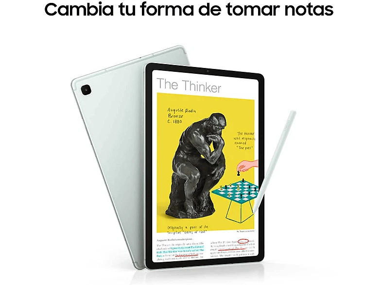 Tablet - Samsung Galaxy Tab S6 Lite, Oxford Gray, 128GB, 4GB RAM, Wifi, 10.4" WU - Imagen 3 de 4