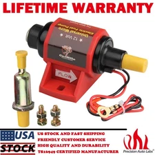 Low Pressure 2-3.5PSI Universal Micro Electric Fuel Pump 42S Polymer Gasoline US