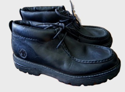 Timberland Chukka Boots Mens Black Lace Ip Chunky 41050
