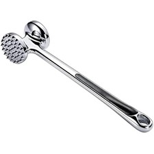 Fleischklopfer Edelstahl Fleischhammer doppel...