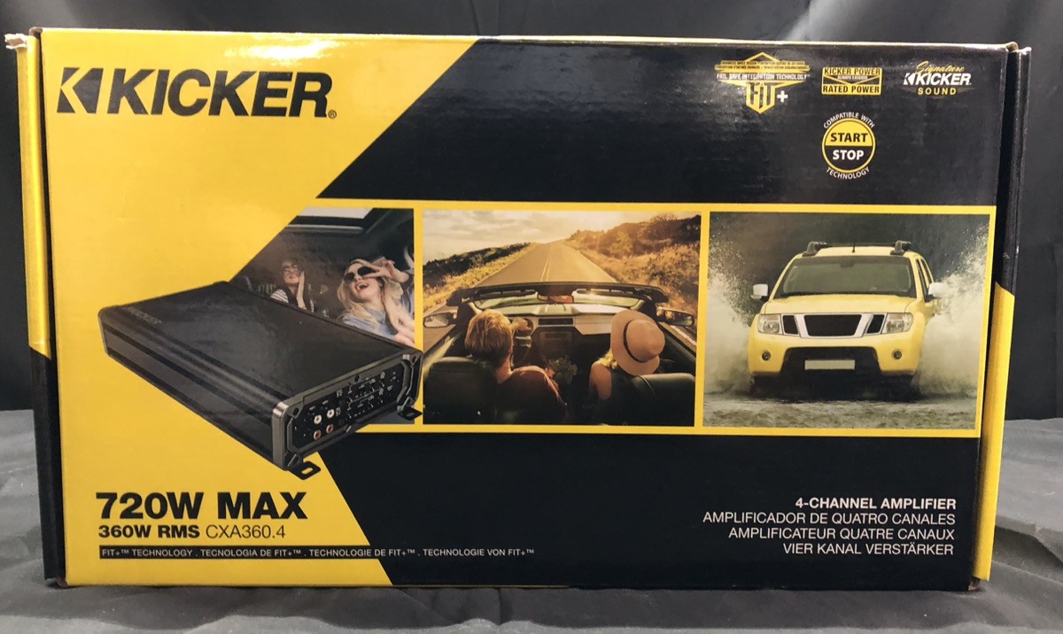 KICKER CXA360.4 4 Channel Amplifier for sale online | eBay