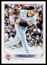 2022 Topps Jovani Moran #387 RC Rookie Minnesota Twins