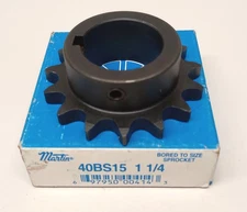 Martin 40BS15 1 1/4 Bored To Size Sprocket 1-1/4" Keyed Bore 40BS15114